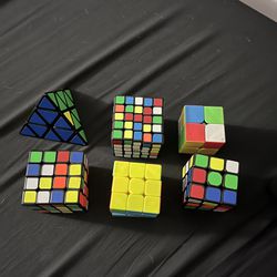 6 Different Rubik’s Cubes. 