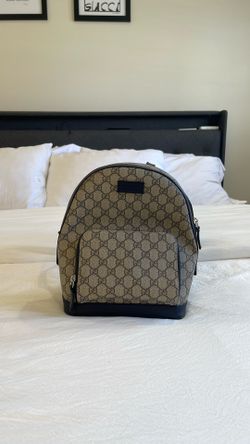 Gucci GG supreme monogram small eden bagpack
