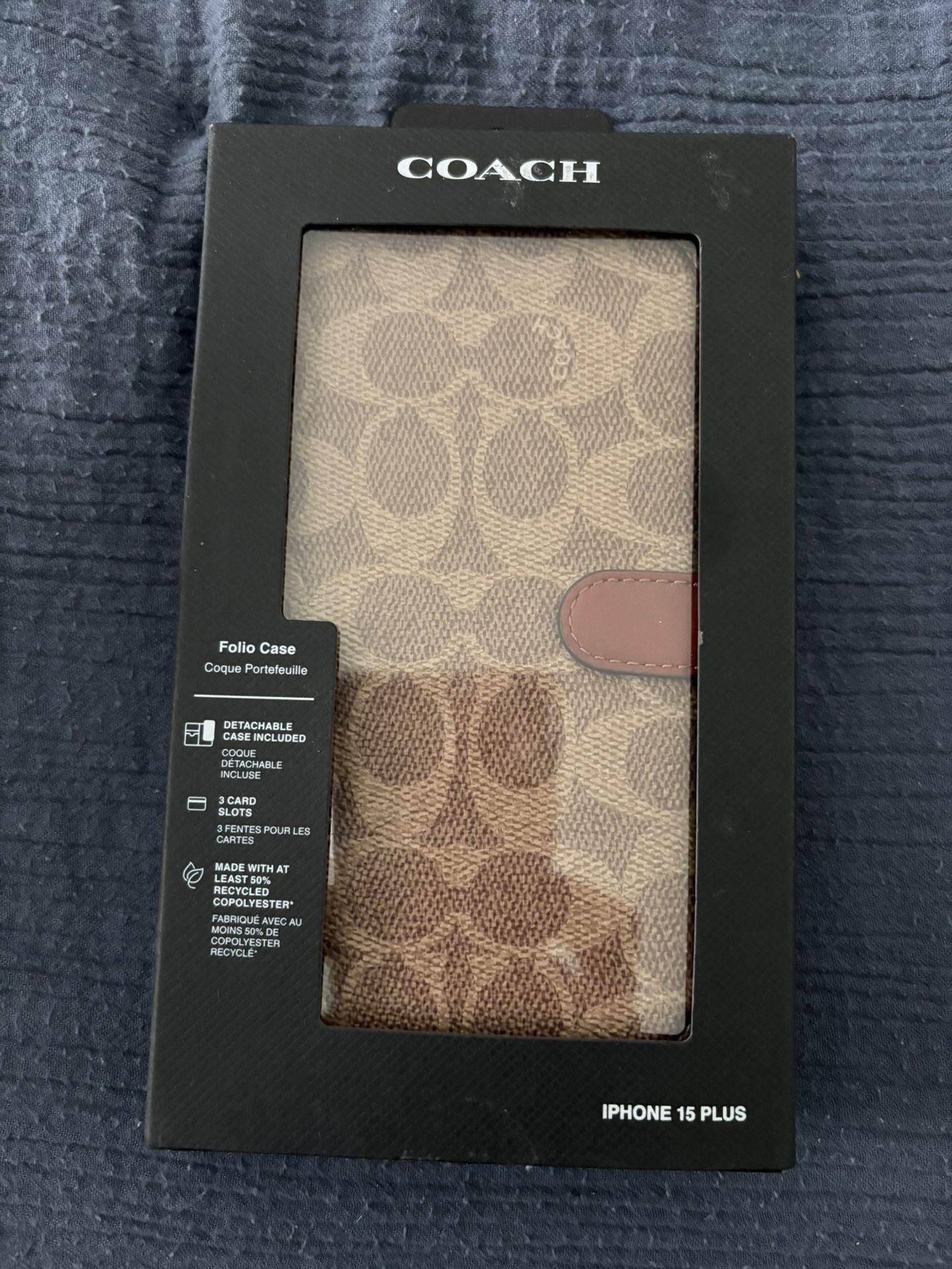 Iphone 15 Plus Coach Case