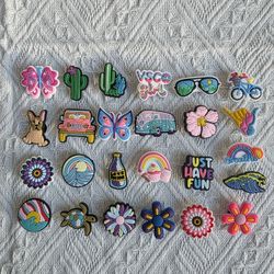 Summer Shoe Charms, Set Of 25