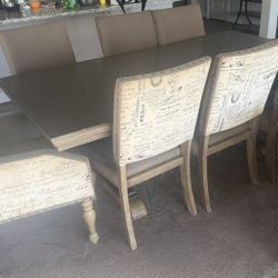 Dining Room Table w/ 8 Chairs + Sofa Sectional for Sale