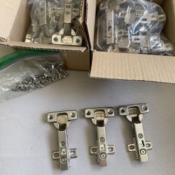 25 FGV Cabinet Door Hinges 110 Degree Opening Full Overlay Self Close Screw On