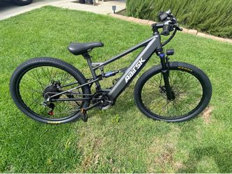 F1 (gray)E Mountain Bike for Adults-750W Peak Motor Electric Commuter Bikes, 25MPH EBike, 36V Battery EBikes, 21-Speed Front Suspension Electric Bicyc
