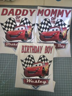 Cars Theme Birthday Shirt