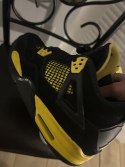 Black And Yellow 4s Size 7Y And Red 1s Size 6.5