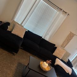 small black couch 