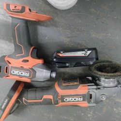 Rigid Power Tools All Together 