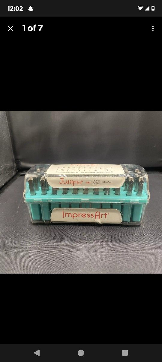 Juniper ImpressArt Metal Stamps Brand New