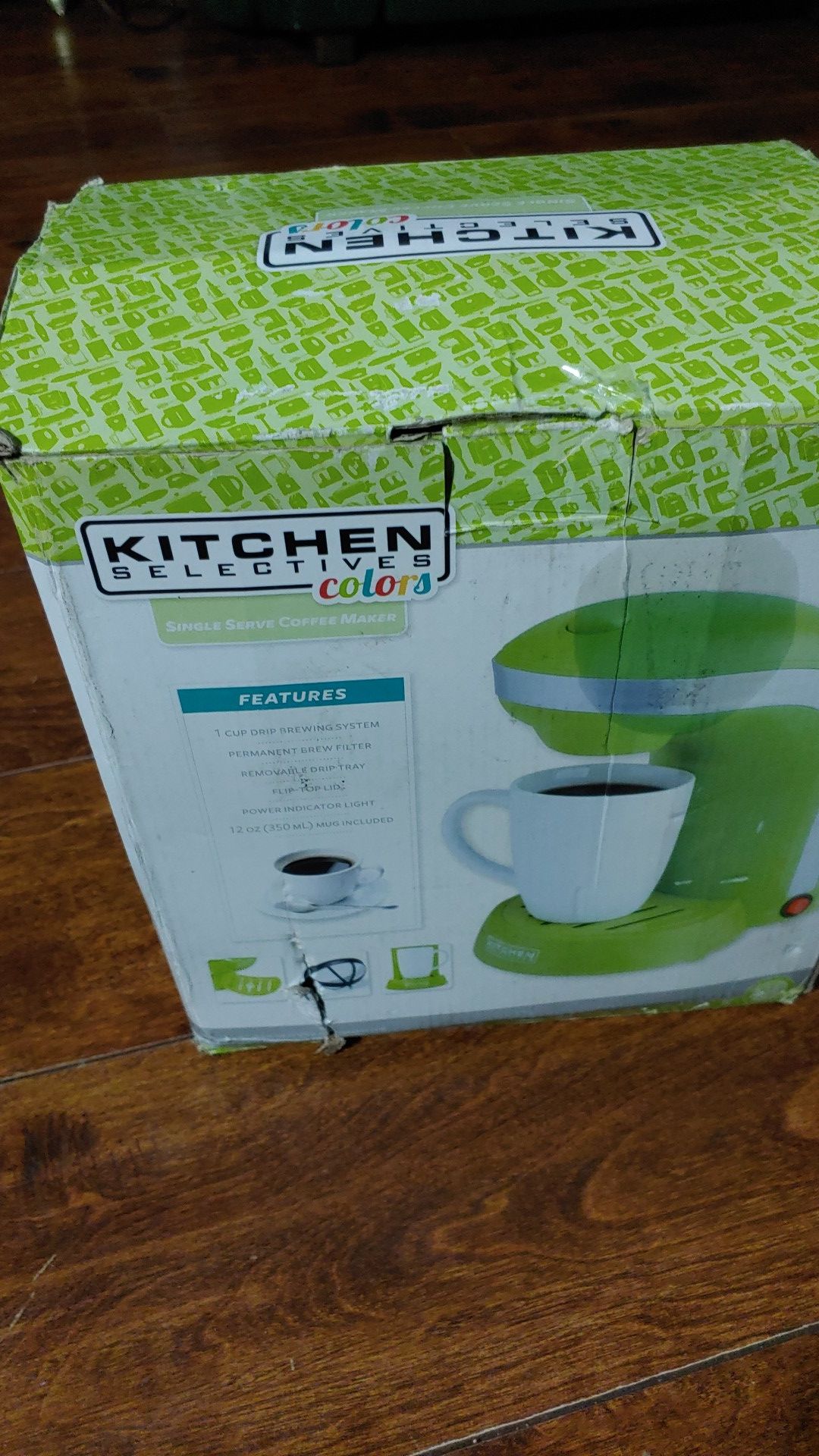 Kitchen Selectives Colors single serve coffee pot