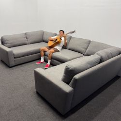 75% OFF ❌ Restoration Hardware Maxwell U - Sofa Bench Cushion Sectional Couch *Very Clean* - Can Deliver