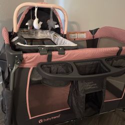 Baby Trend Lil' Snooze Deluxe III, Cozy Pink