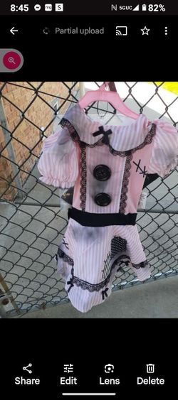 Wind Up Doll Halloween Costume/ Glitter Skeleton Girl