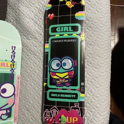 Keroppi Sanrio Skateboard Deck 8.25”