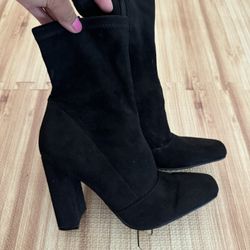 ASOS Black Heel Boots 