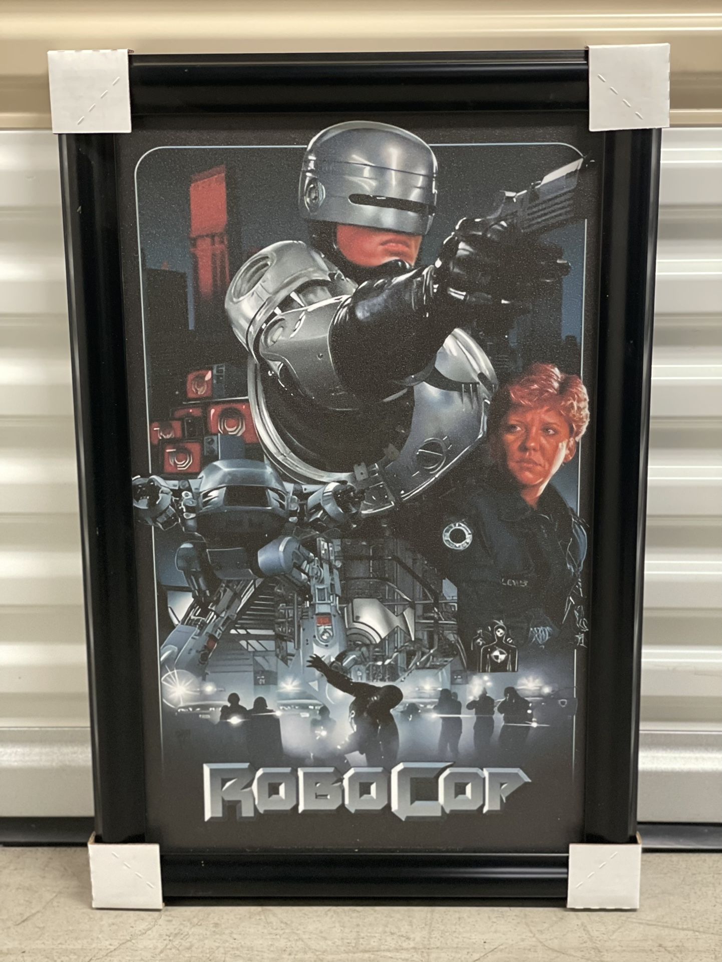Framed Robo Cop Wall Decor