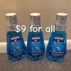 Crest Clean Mint Mouthwash - 500ml