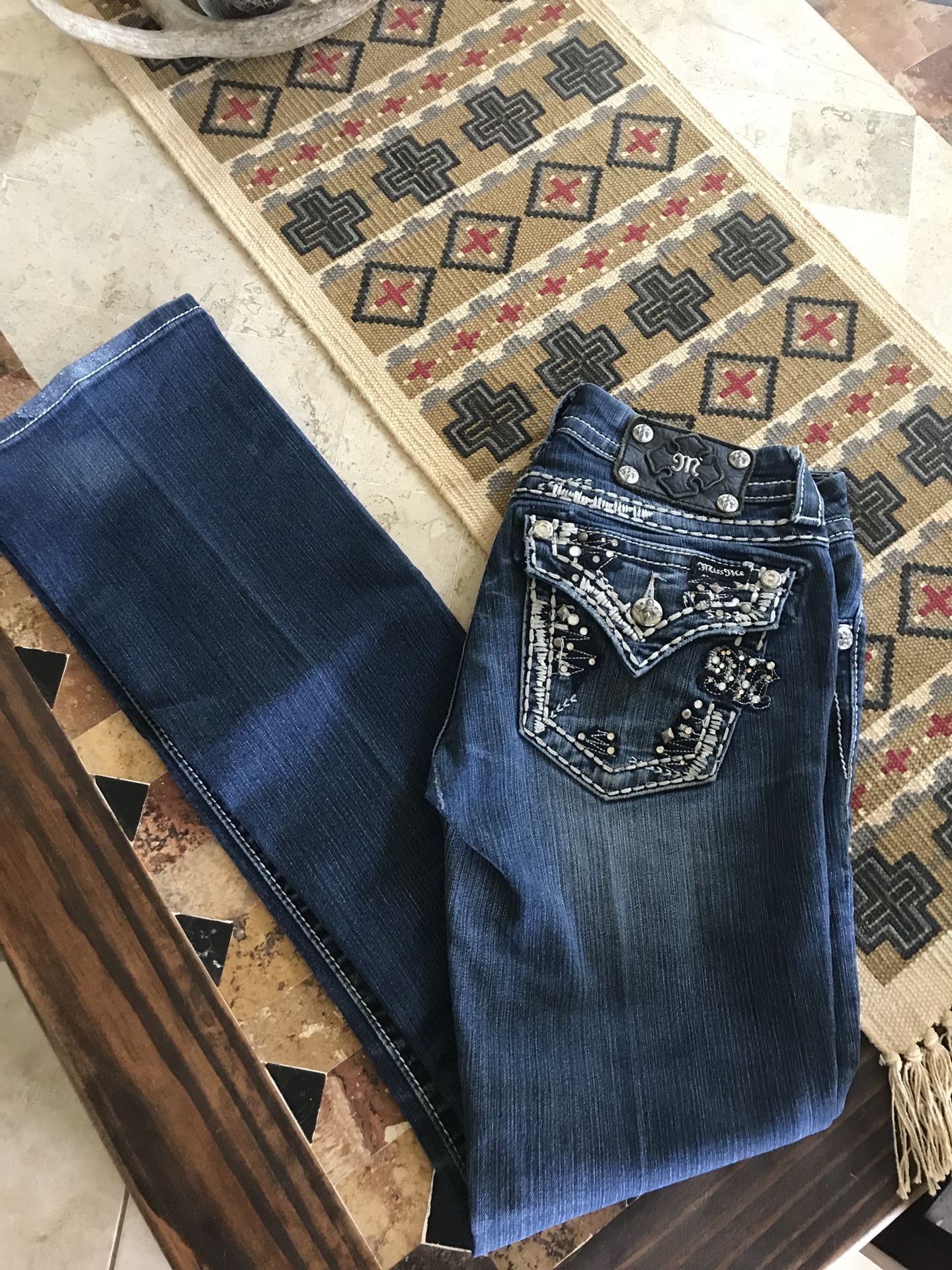 Miss Me slim boot cut jean size 27 inseam 32
