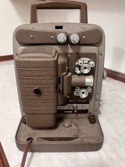 vintage Bell & Howell movie projector
