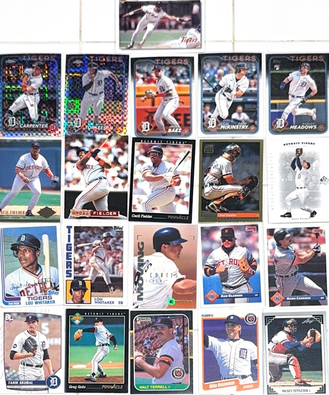 Detroit Tigers Baseball Cards