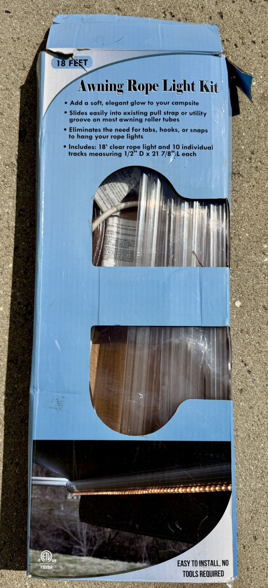 RV Awning Rope Light Kit