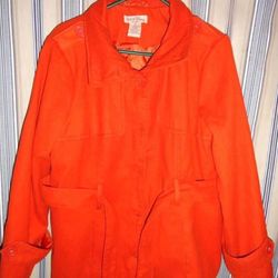 Coat WOMEN'S Sz 1X Paris Blues brand coat, USED, has few small black stains, You Can Try Before You Buy, Maryville Meet