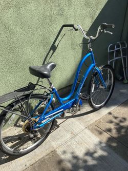 ELECTRA TOWNIE 7D MEDIUM STEEL BEACH CRUISER 7 SPD BIKE RIDES GREAT 💯