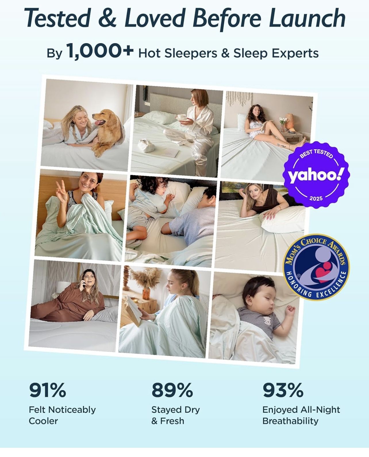 Breescape Cooling Comforter King Size BlendTek™ Q Max>0.46 Tech, Breathable Blanket for Hot Sleepers & Night Sweats Relief, Premium Lightweight Summ