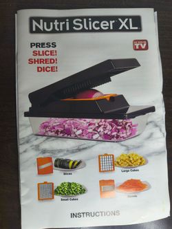 Nutri Slicer Dicer  Grater Chopper Kitchen System