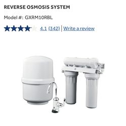 GE Water Filtration System