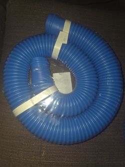 1.5 in x 3 ft Above-Ground Pool Filter Pump Hose, Blue, New