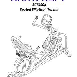 SEATED ELLIPTICAL CROSS TRAINER SCT400G