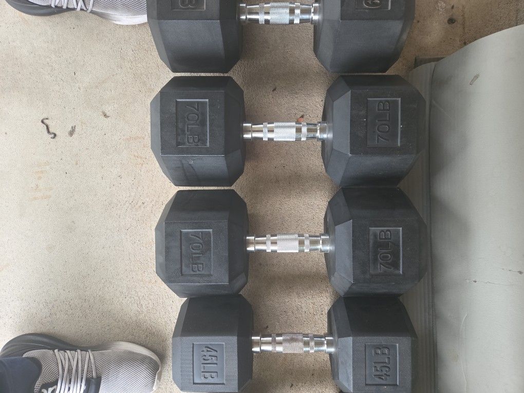 70lb Dumbell Pair