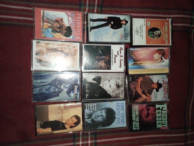 Various Collectible Country Artists (24 Cassettes)