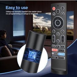 Remote  Control de repuesto para Hisense Smart Google TV Series A6 A65H A6H A7 U6 U6H U7H U8H U7 U6K U8 UX series Con botones retroiluminados, 