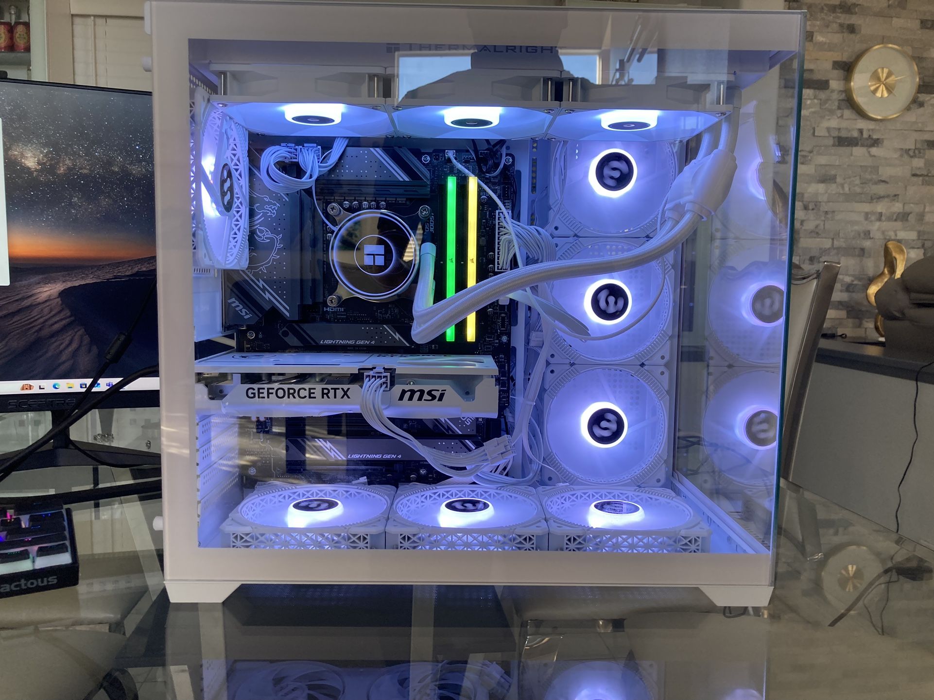 TRADING/SELLING White RGB 1440P-4k Gaming & Streaming PC | i7 13700k | RTX 5060 ti 8gb | DDR5 Ram