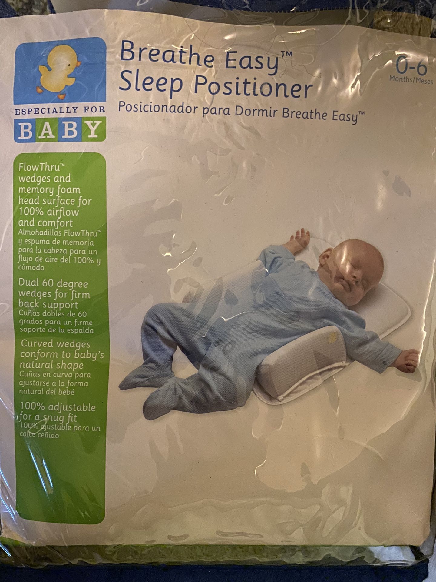 Breathe Easy Baby Sleep Positioner New