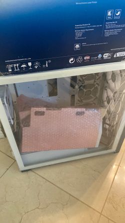 Computer box with printer