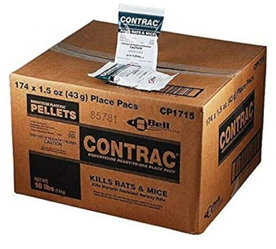 174 Packs Get Rid of Rats And Mice Rodenticide Best Leaves No Smell