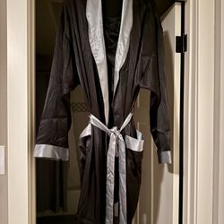 Men’s Silk Pajama Set - Size Adult Large 