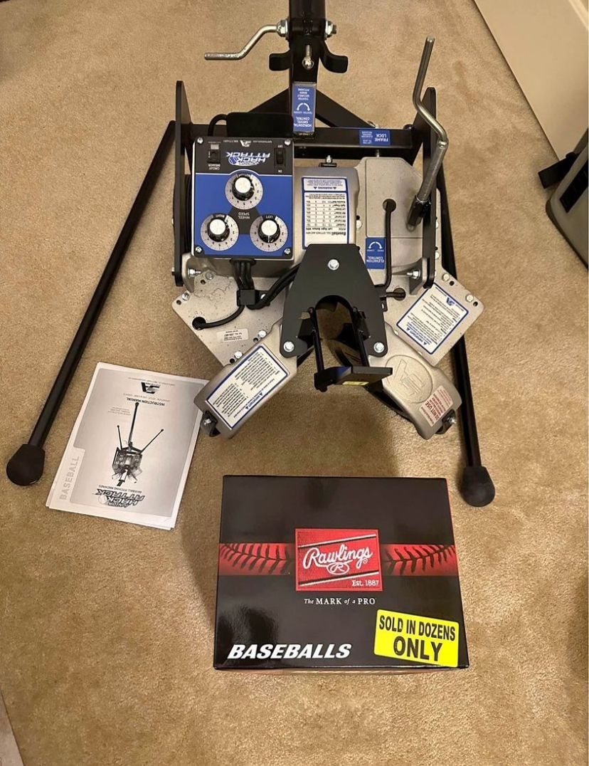 Junior Hack Attack With 3 dozen Rawlings baseballs