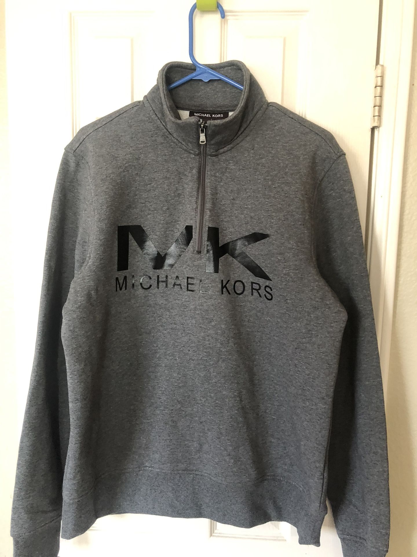 Michael Kors 1/4 Zip Sweater For Men’s Size L