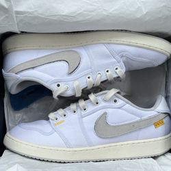 Jordan x Union 1 Retro AJKO Low White Canvas