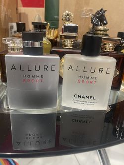 Chanel Allure Homme Sport 3.4 Oz And Aftershave
