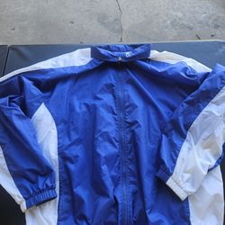 Asics Full Zip-Up Vintage Windbreaker 
