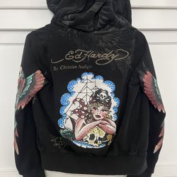 ED Hardy Women’s Vintage Zip Up Sweatshirt XS (Used)