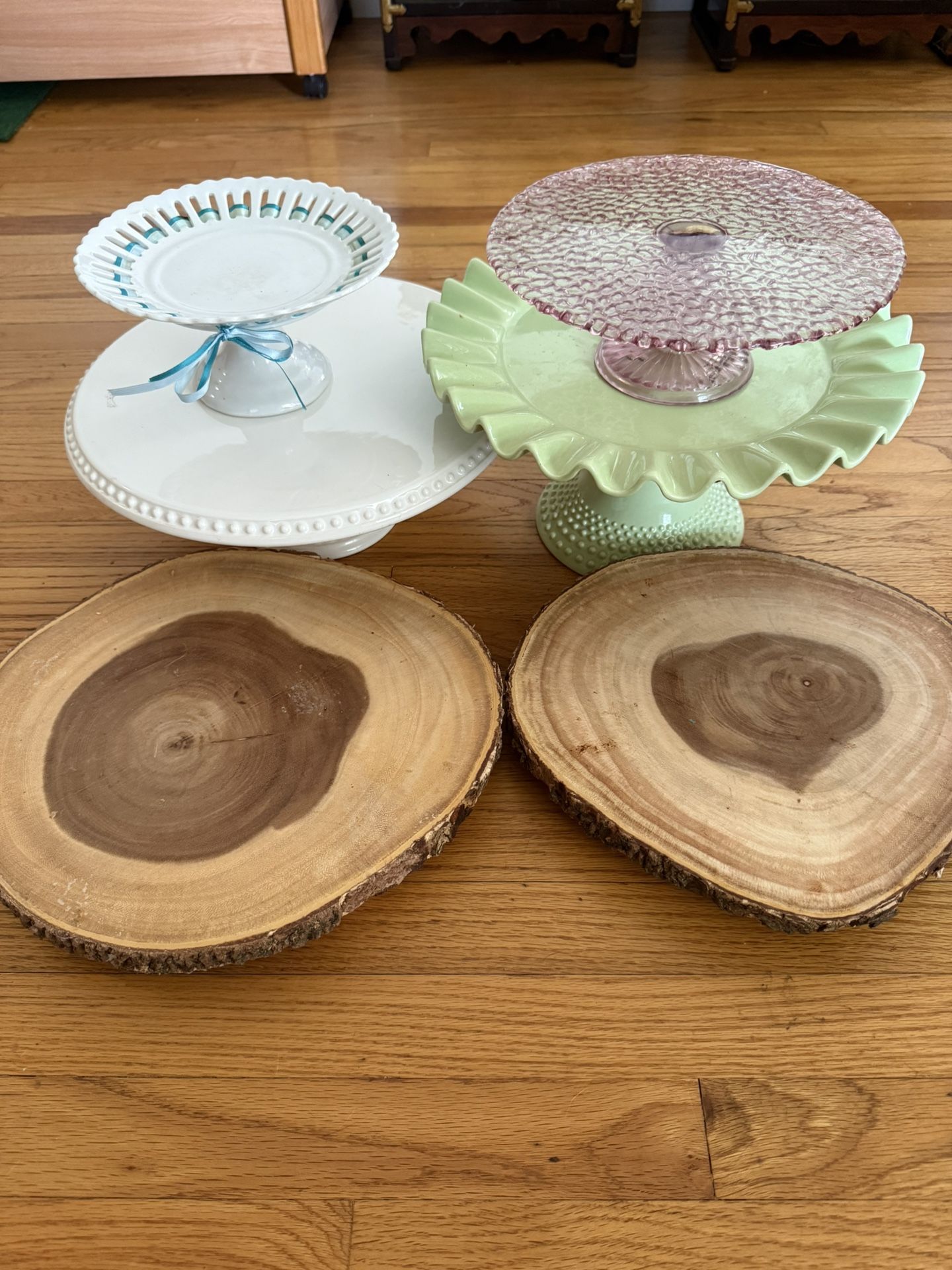 Assorted Cake Plates - Take All