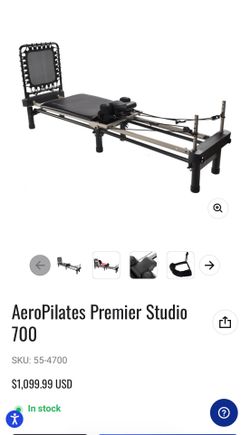 Aeropilates Reformer with Pull Up Bar and Box