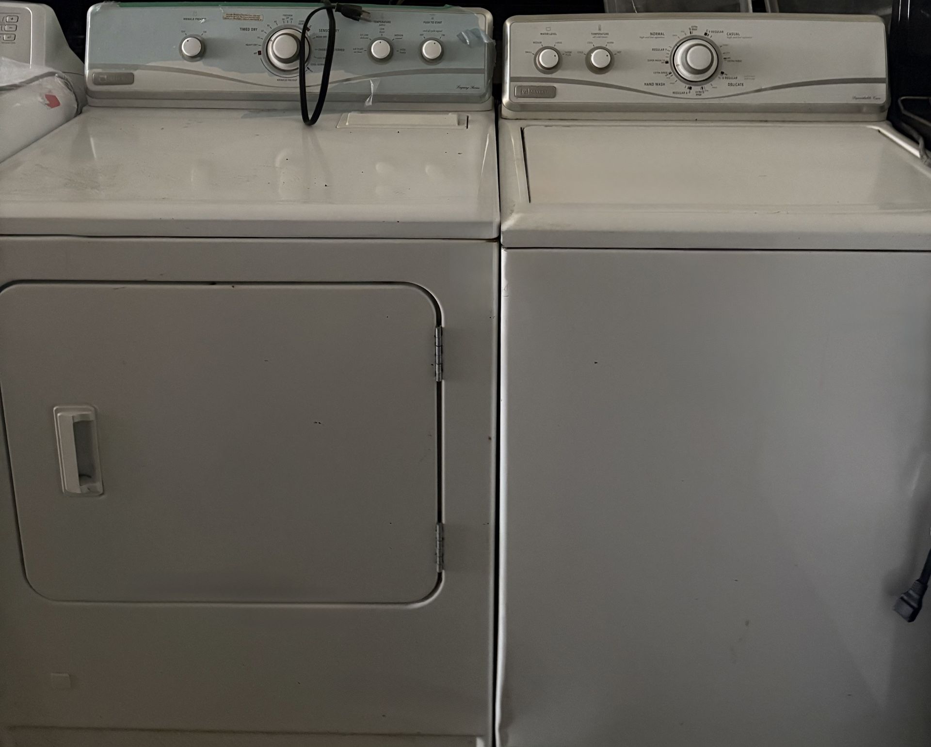 Maytag Heavy Duty Washer & Gas Dryer