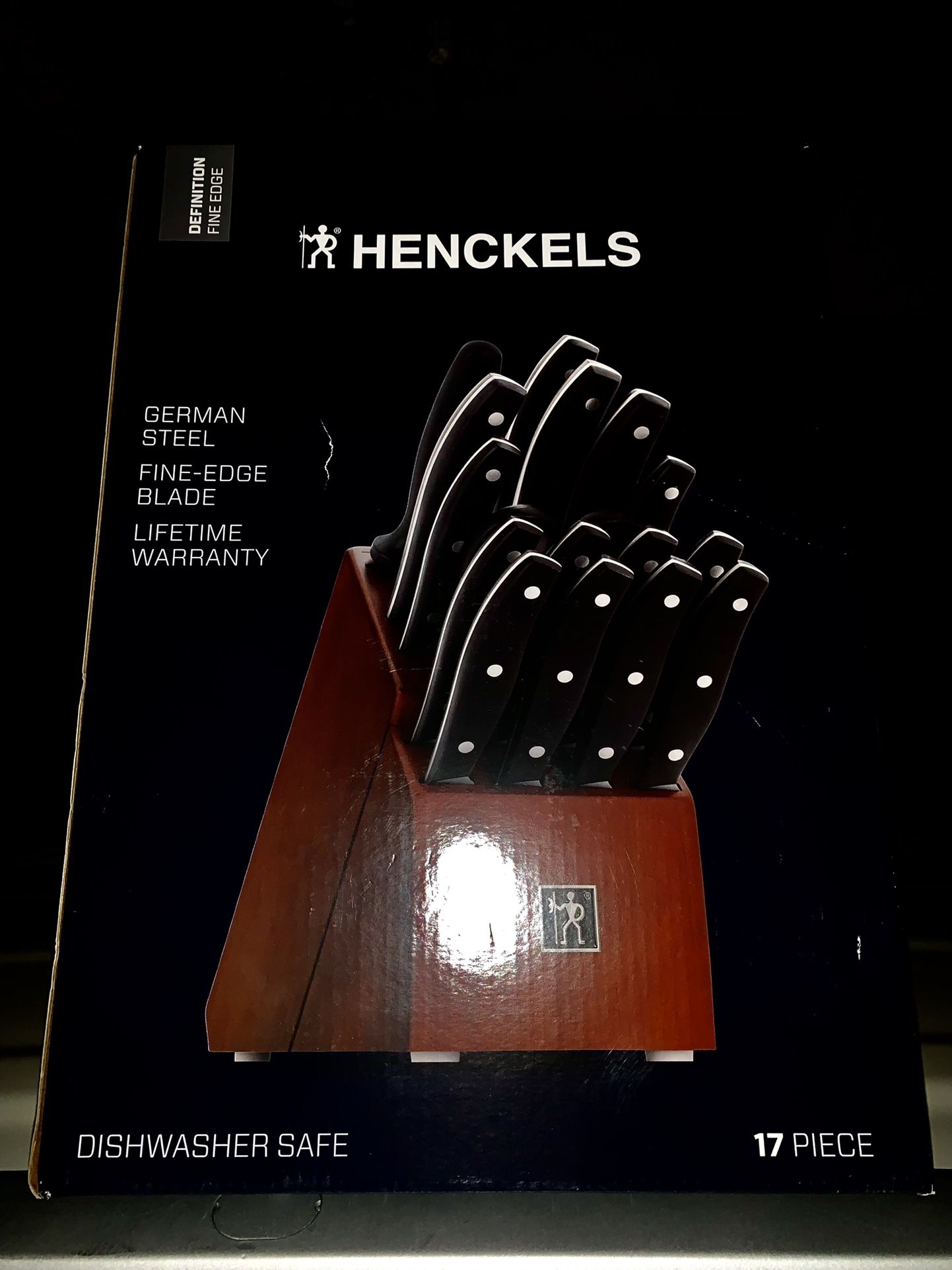 17 Piece Heckles German Steel Knife Set