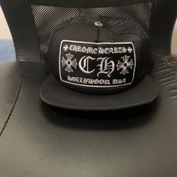 Chrome Hearts Black Trucker Hat